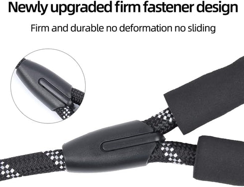 5ft Dog Leash with Padded Foam Handle Reflective Rope Leashes Heavy Duty No Pull Strong Nylon Leash for Small and Medium Dogs Walking Training 1/2...