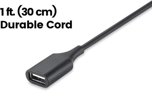 Perixx PERIPRO-403 USB Type-C Male to USB-A Female 1ft. Cable - USB2.0 Spec for Keyboard and Mouse Connection with Smartphone, Laptop, and Tablet ...