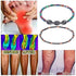 Black Obsidian Anklets for Women,2PCS Anti Swelling Anklet Slim Hematite Anklet Anti-Anxiety Yoga Beads Bracelet...