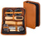 Shoe Shine Kit with PU Leather Sleek Elegant Case, 7-Piece Travel Shoe Shine Brush kit...