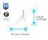 AS-027 flash Airbrush Stencil Template Step by Step Size M...