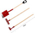 Miniature Dollhouse Garden Tools 3PCS Mini Doll House Working Accessories, 1:12 Scale Dollhouse Miniature Shovel Hoe and Pitchfork...