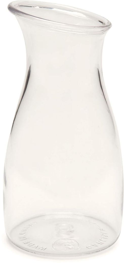 Carlisle FoodService Products 7090007 Cascata Carafe Juice Jar Beverage Decanter Only, Plastic, .25 L, Clear, 1 Count (Pack of 1)...
