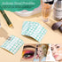 100 Pieces Hand Palette makeup artist supplies Single Use Makeup Hand Palette Makeup Mixing Palette Makeup Artist Must Haves Transparent Waterproo...