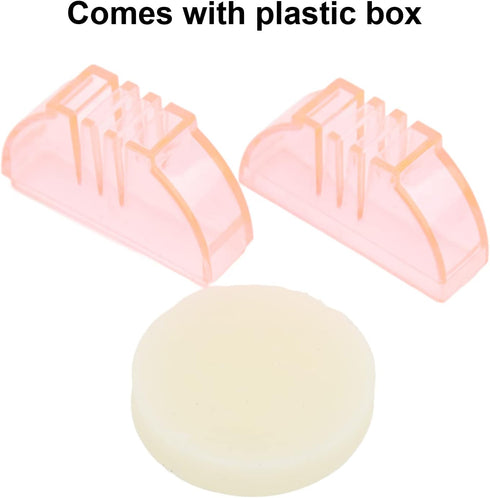 Fdit Sewing Thread Beeswax, Beeswax for Quilting Thread with Holder, Wax Thread Conditioner Beeswax with Plastic Box for Household Hand Sewing...