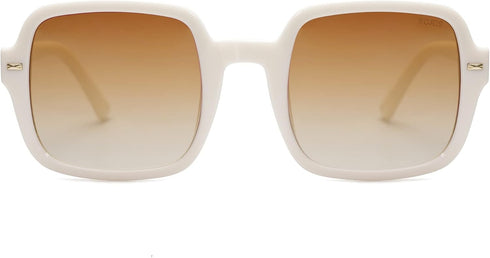 SOJOS Retro Square Polarized Sunglasses for Women Men Classic Trendy Sunnies SJ2226...