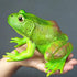 Gemini&Genius Tree Frog Toy Figure for Kids, Realistic Hand Painted Toy Bullfrog Action Figure Play or Display Toy, Animals Educational and Role P...