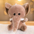 6 Pieces Jungle Stuffed Animal Forest Plush Lion Elephant Tiger Giraffe Plush Toy for Party Animal Themed (6zhidongwu)...