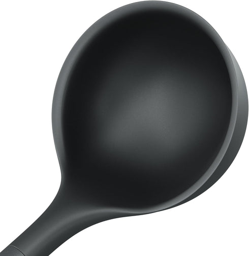 Zyliss Silicone Soup Ladle - Sustainable Wheatstraw/Nylon Ladles for Serving and Cooking with Heat Resistant Silicone Head - Silicone Spoons for C...