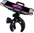 Bike Mount, Bike Phone Mount Motorcycle Baby Carriage Bicycle Mic Stand Cell Phone Holder Cradle with Rubber Strap 360 Degree Rotate for iPhone X ...