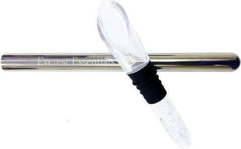 Wine Chiller, Aerator and Pourer: Enjoy a Glass of Perfectly Chilled Wine with the 3 in 1 Stainless Steel Wine Chill Rod. Everest Essentials Icele...