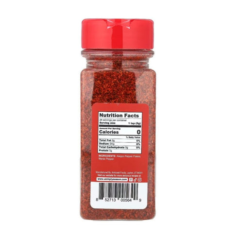 USimplySeason Red Pepper Flakes (Aleppo Marash, 5 Ounce)...