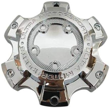 New Chrome Ultra Wheel Motorsports C800805 A89-9865 Wheel Rim Center Hub Cap (1)...