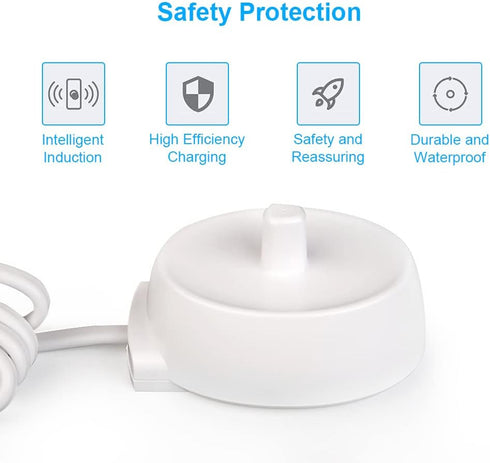for Oral B Electric Toothbrush Replacement Charger, More Safety Compatible with Most Oral B Braun Toothbrush Charger Base Inductive Model 3757 Cha...
