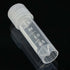 100pcs 2ml Graduated Plastic Cryovial Cryogenic Vial Tube Self Standing with Cap...