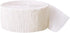 Premium White Crepe Paper Streamer - 81 ft (1 Pc) - Perfect for Birthdays, Weddings, and Events...