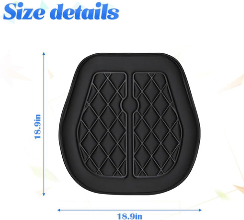 Car Seat Cushion, Air Layer Fabric Comfort Foam Driver Seat Cover Mat, Breathable Anti-Slip Car Seat Pad, Car Accessories Seat Cushions for Car Se...