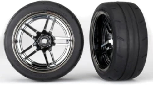 Traxxas Tires And Wheels Assembled ( 1.9' Response Tires) (Extra Wide, Rear) (2)...