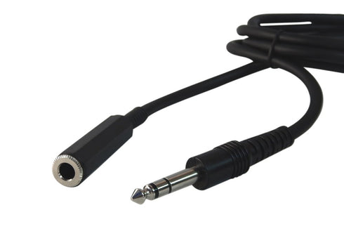 15 Foot 1/4 Inch Stereo Extension Cable Male/Female...