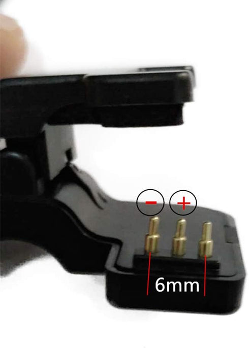 TW64 TW68 Smart Watch Charger Universal USB Charging Cable 3 pin 6mm Clip Smart Bracelet Charger Wire (3 pin 6mm)...