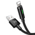 mcdodo Power Off/On Smart LED Auto Disconnect and Auto Recharge Nylon Braided Sync Charge USB Data 6FT/1.8M Cable Compatible New Phone List Below ...