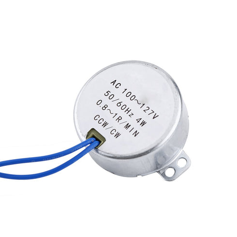 AUNMAS Electric Synchron Motor AC, Electric Fireplace Motor Replacement ty 50b Motor 100 127V 50/60Hz CCW/CW Synchronous Motor Geared Motor for El...