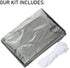 Emergency Survival Tent 2 Person Waterproof Reflective, Thermal Space Blanket for Camping, Life Saving Equipment, Outdoor Mountain Shelter (1 Pack...