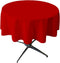 LA Linen Polyester Poplin Washable Round Tablecloth, Stain and Wrinkle Resistant Table Cover 58", Fabric Table Cloth for Dinning, Kitchen, Party, ...