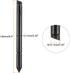 MECCANIXITY 3pcs 2 in 1 Touch Screen Pen Resistive Stylus Pen with Resistance Capacitive Tips Universal, Black......