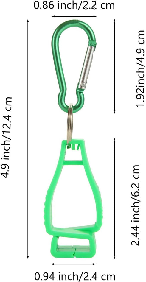 20PCS Glove Clips for Work, Glove Holder Clip Work Safety Clip for Construction Guard Labor, Glove Grabber Glove Keeper Belt Glasses Helmets Hange...