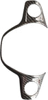 ruihe 3PCS Carbon Fiber Color Steering Wheel Cover Trim Fit for Ford Focus Escape C-max cmax...