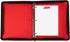 JAM PAPER Plastic Zipper 1.5 inch Binder - Red 3 Ring Binder - Sold Individually...