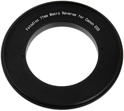 Fotodiox 77mm Macro Reverse Mount Adapter for using Canon EOS camera with 77mm filter thread lens...