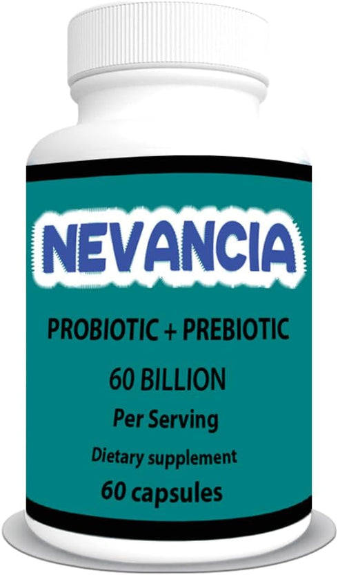 Prebiotic + Probiotic for Women and Men, Gas, Bloating, Diarrhea Constipation, Gut, Digestive and Urinary Health, Immune Support, 60 Capsules...