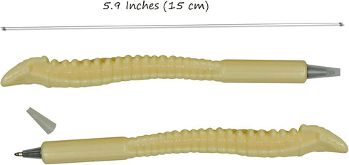 10PCS Novelty Bone Pens Spine Shape Ballpoint Pen Black Ink Pens for Doctor Nurses Present Party Favor Halloween...