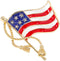 1-4Pcs Independence Day Badge Pins Brooch for Men Women 4th of July White Blue Red USA American Flag Lapel Pins American Star Pins Patriotic Brooc...