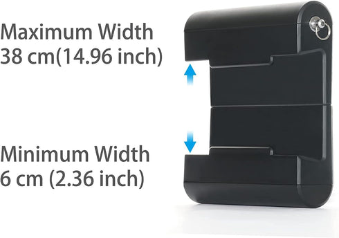 TFY Universal Self Adhesive Wall Mount Holder for Tablets,e-Readers and Smartphones,4.5-12.9 inch Devices,Compatible with iPad Pro,Air,Mini,Huawei...