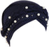 Women Pearl Beaded Braid Hijab Turban Hat Twisted Cancer Headscarf Chemo Beanies Bandana Headwrap Cap...