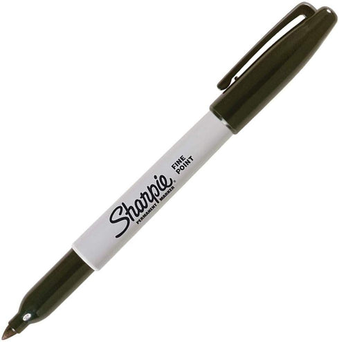 Sharpie 30001 Fine Point Permanent Marker, Marks On Paper and Plastic, Resist Fading and Water, AP Certified, Black Color, 12 Markers Per Box...