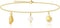 Waterproof Gold Ankle Bracelets for Women, Gold Shell Charm Anklet, Non-tarnish Beach Jewelry, Adjustable Length 20+5cm...