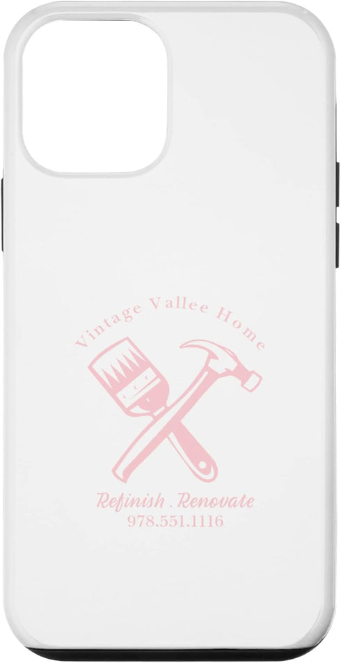 iPhone 12 mini Vintage Vallee Home Renovations Company Hoodie Case...