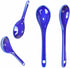 2 Sets of 12 Color Porcelain Egg Spoons Ceramic Spoons 4.7 inch Coffee Dessert Yogurt Tea Milky Tea...