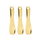 3pcs Makeup Spatula Small Alloy Face Cream Spoon Reusable Mask Scoop Beauty Tools for Facial Cosmetic, Face Mask (Golden)...
