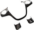 ruihe 3PCS Carbon Fiber Color Steering Wheel Cover Trim Fit for Ford Focus Escape C-max cmax...