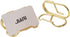2 Pack Metal Business Card Holder for Desk, Gold Vertical Card Display Stand Organizer for Office and Home (Style-C-Gold)...