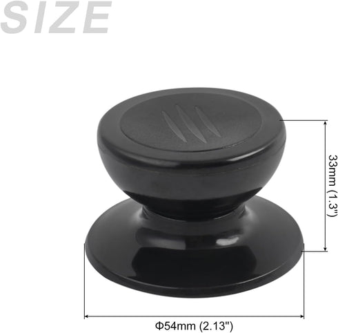 METALLIXITY Home Pot Cover Lid Knob Handle Replacement, Heat Resistant Cookware Lid Grip, for Slow Cookers, Skillets and Kitchen Cookware Lids Cov...
