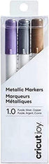 Cricut Joy Metallic Markers, 1.0 (3) Violet, Copper, Silver, Model:2007085...