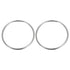 uxcell 304 Stainless Steel O Rings, 2pcs 120mm(4.72") Outer Dia. 5mm Thickness Multi-Purpose Metal Welded O-rings Round Rings for Hardware Luggage...
