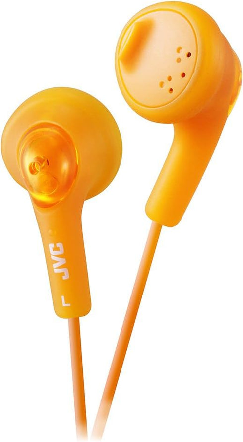 JVC HAF160D Gumy Ear Bud Headphone Orange...