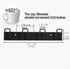Mug Holder (2pcs) - Wall-Mounted Storage Hooks, Metal, 4 Cup Holders, Max 10kg Load, for Kitchen, Living Room, Office...